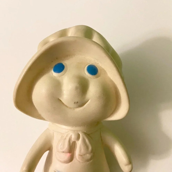 Vintage 1972 Pillsbury Dough Girl Squeezable Vinyl Doll 5.5 Inch Tall Toy - Picture 11 of 13